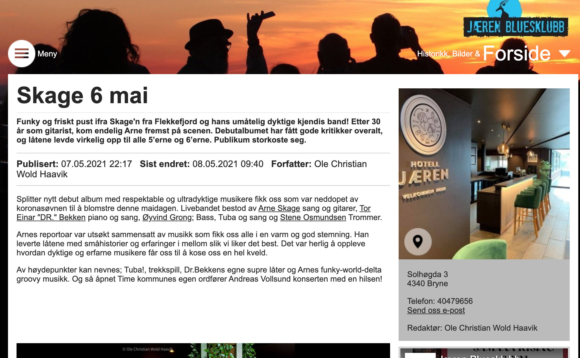 Live Review Jæren Bluesklubb 6. mai 