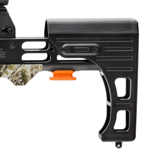 PCC Anchor™ (Patent pending) Most other crossbow models place the cocking rope behind the trigger mechanism. By positioning our PCC (Positive Cocking Control) Anchor™ under the rail, we eliminate the possibility of binding or string hook jump due to the bowstring rising off the rail in the process of cocking. The PCC Anchor™ allows for a smoother trouble-free draw every time.