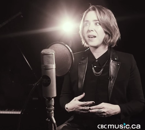 Serena Ryder - in her 'Together We Are One' video, the official song of the PanAm games, wearing Emily Valentine Jewelry