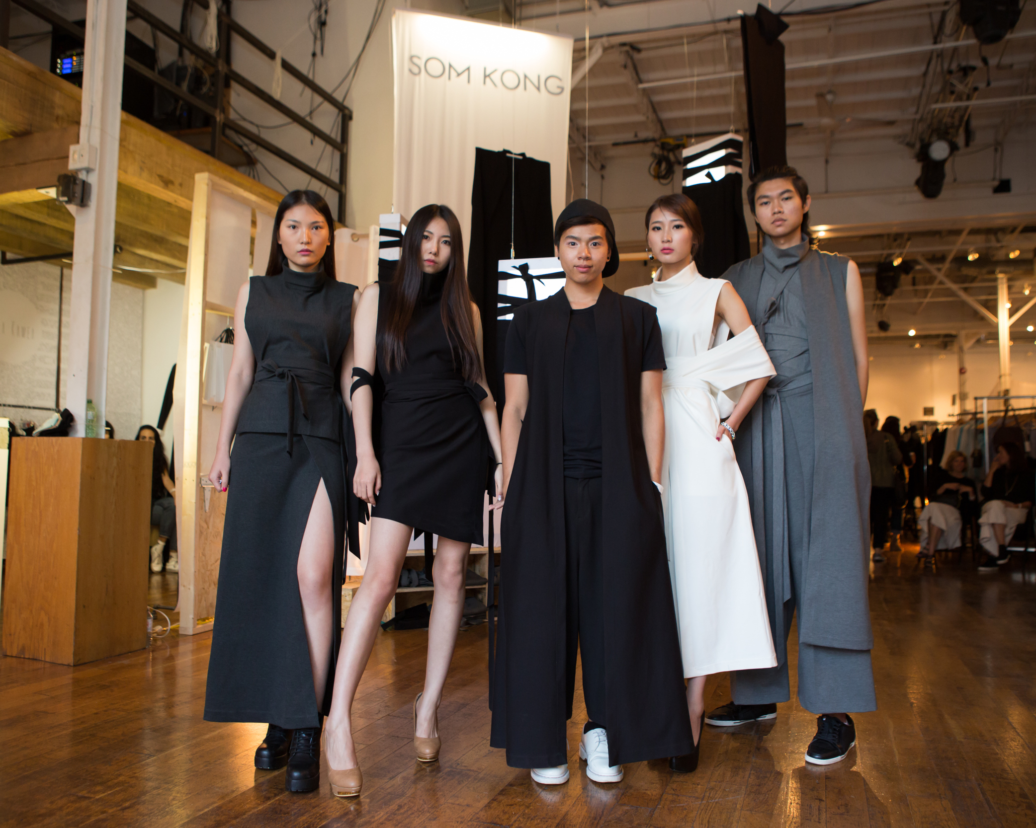 Som Kong and his team of models at #INLANDFall2015
