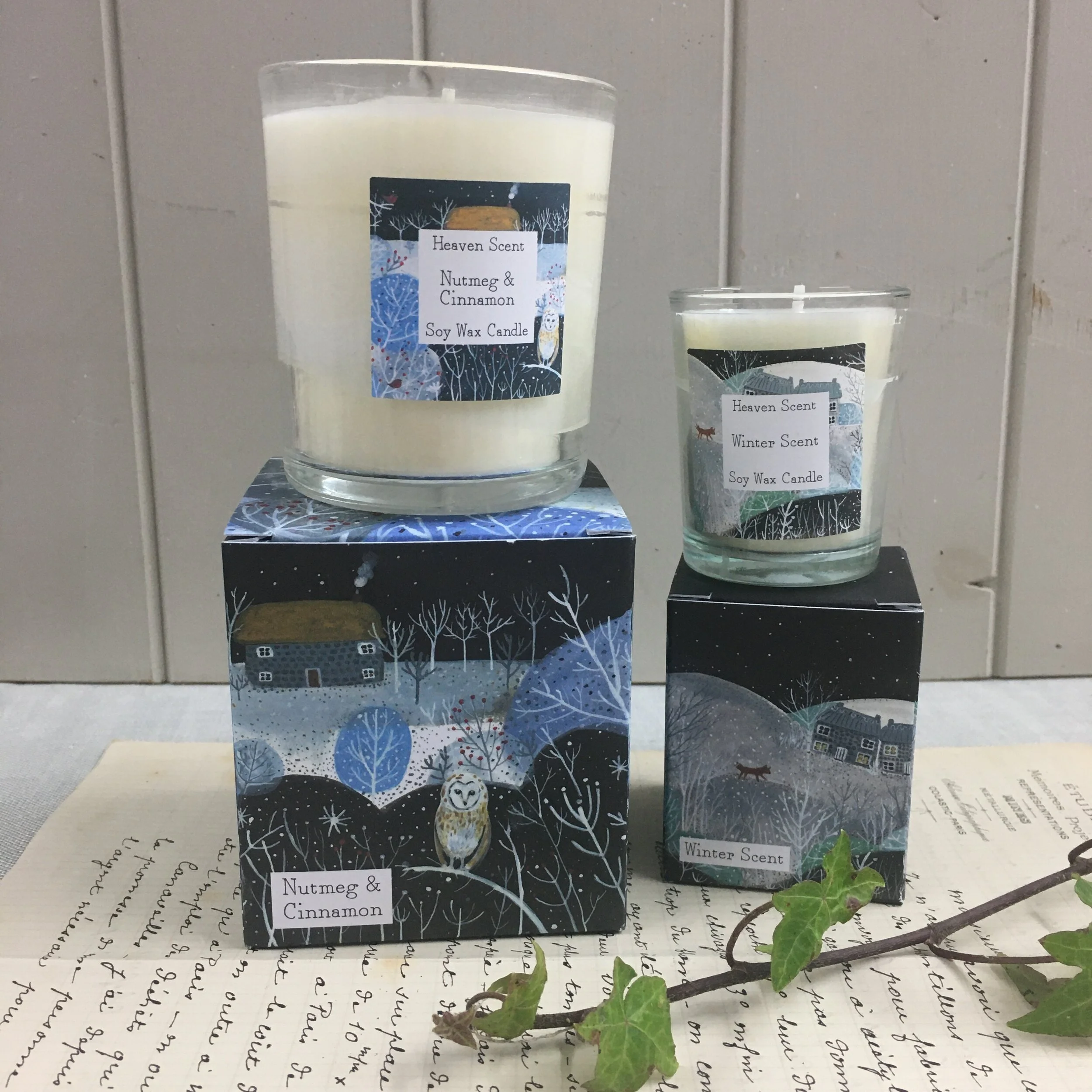 nutmeg and cinnamon scented candle 20cl