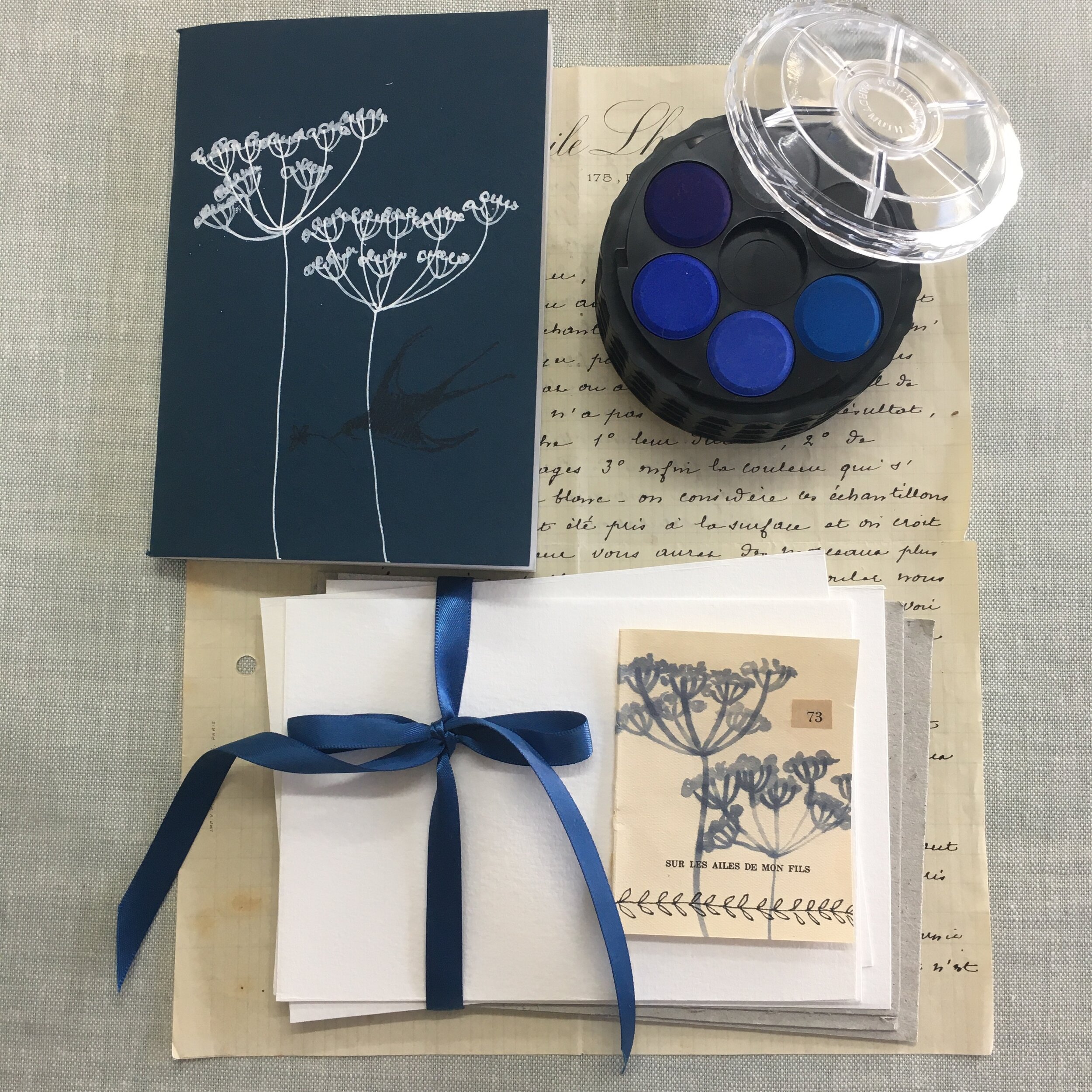 artists gift box indigo shades