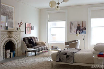 (Oliver in the cabin) view the full size image on the Elle Decor website