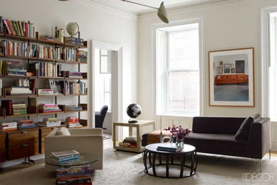 (Orange Couch) view the full size image on the Elle Decor website