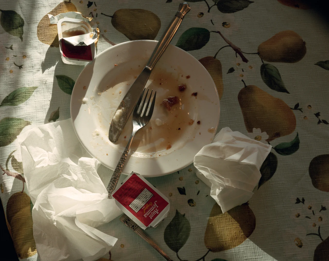 syrup and napkins, 2017