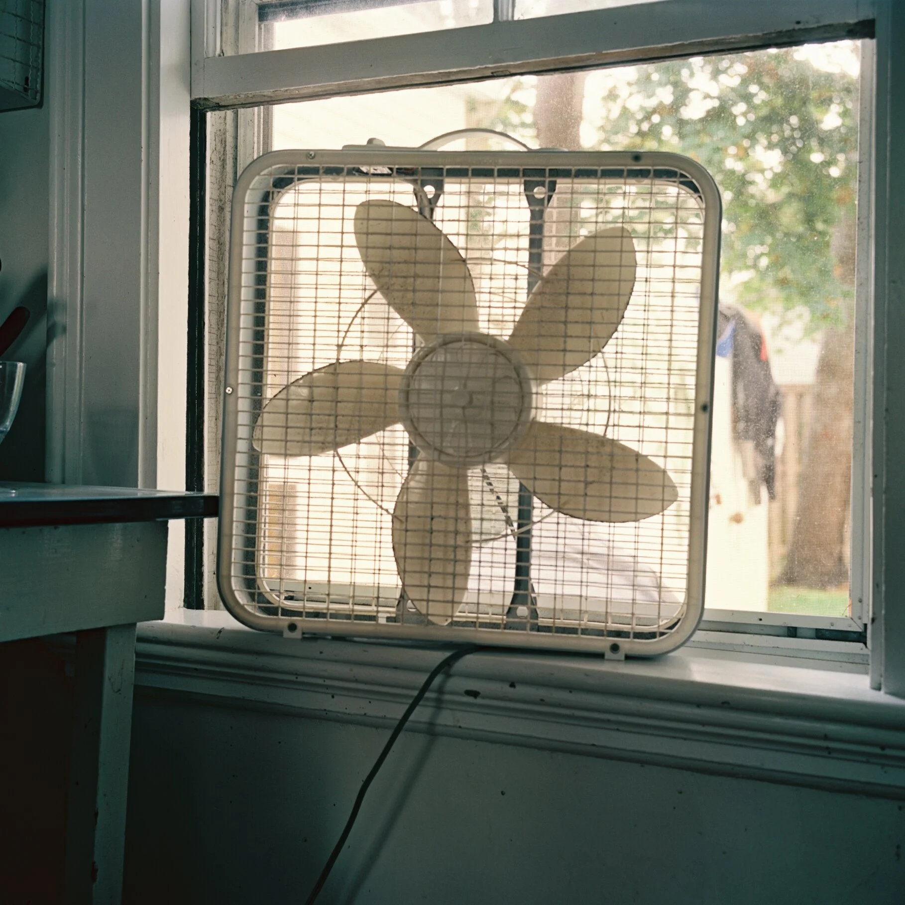 Fan in window