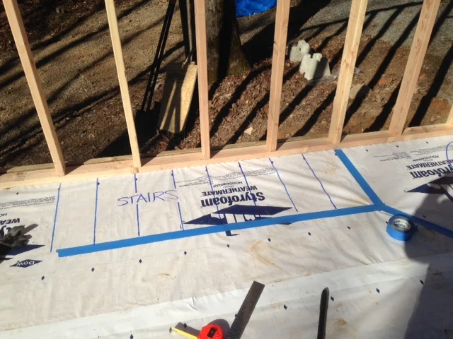 The stairs are 8" deep with an 8" rise...currently.