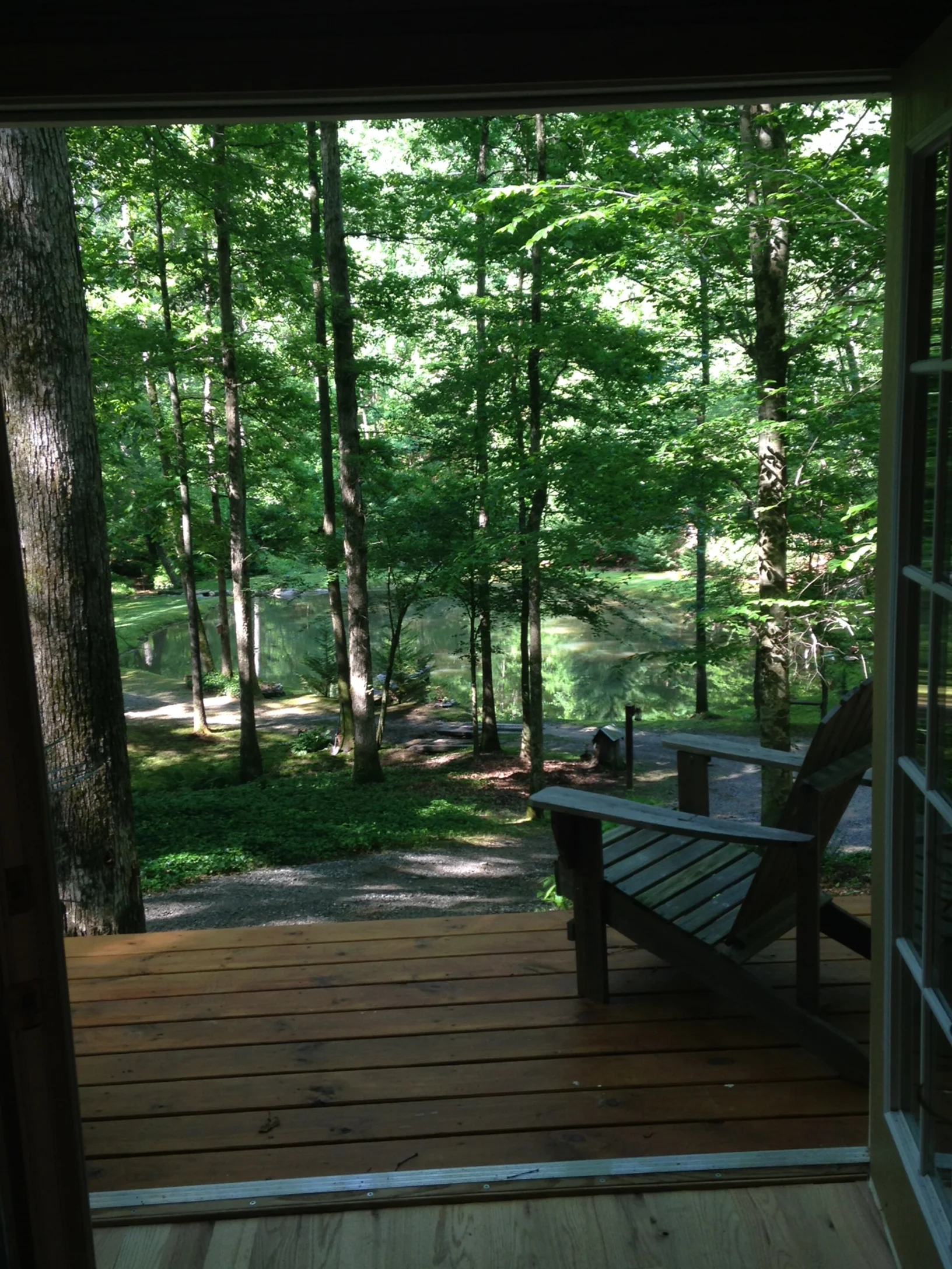 I can guarantee a nicely built tiny home, but I can't guarantee our view! 