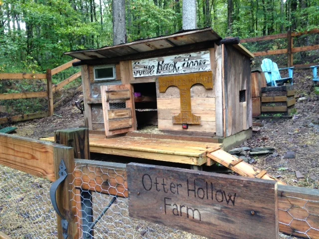 Goat barn.