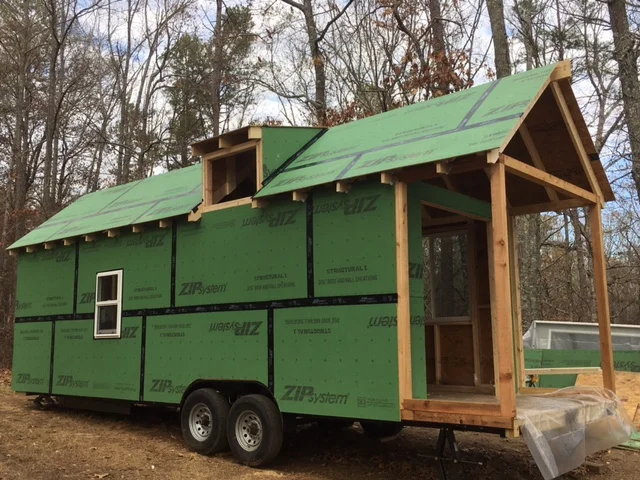 Still getting used to just how BIG this tiny house is!