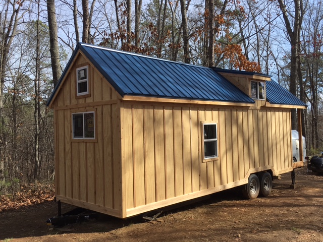 The exterior is mostly done.