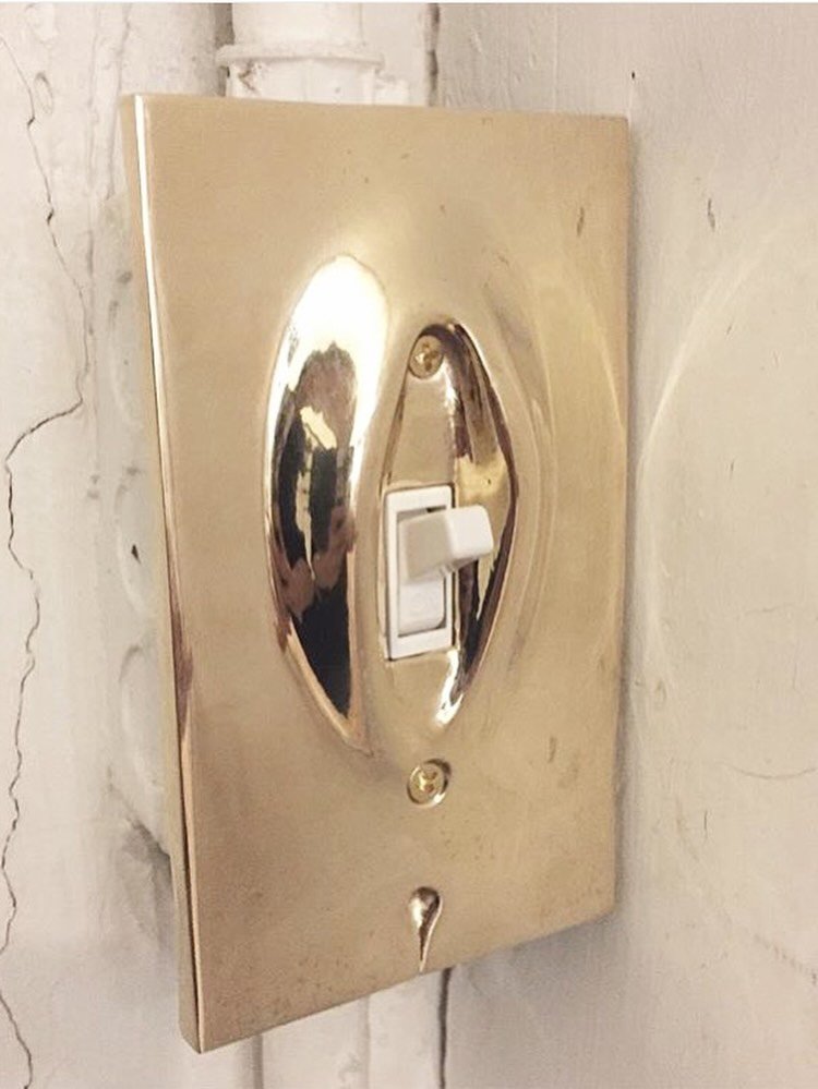 Quarry Clitch Switch Plate 😉🙃
The 10 year anniversary of it&rsquo;s design

You can see one installed the entrance of Dimes Market, NYC