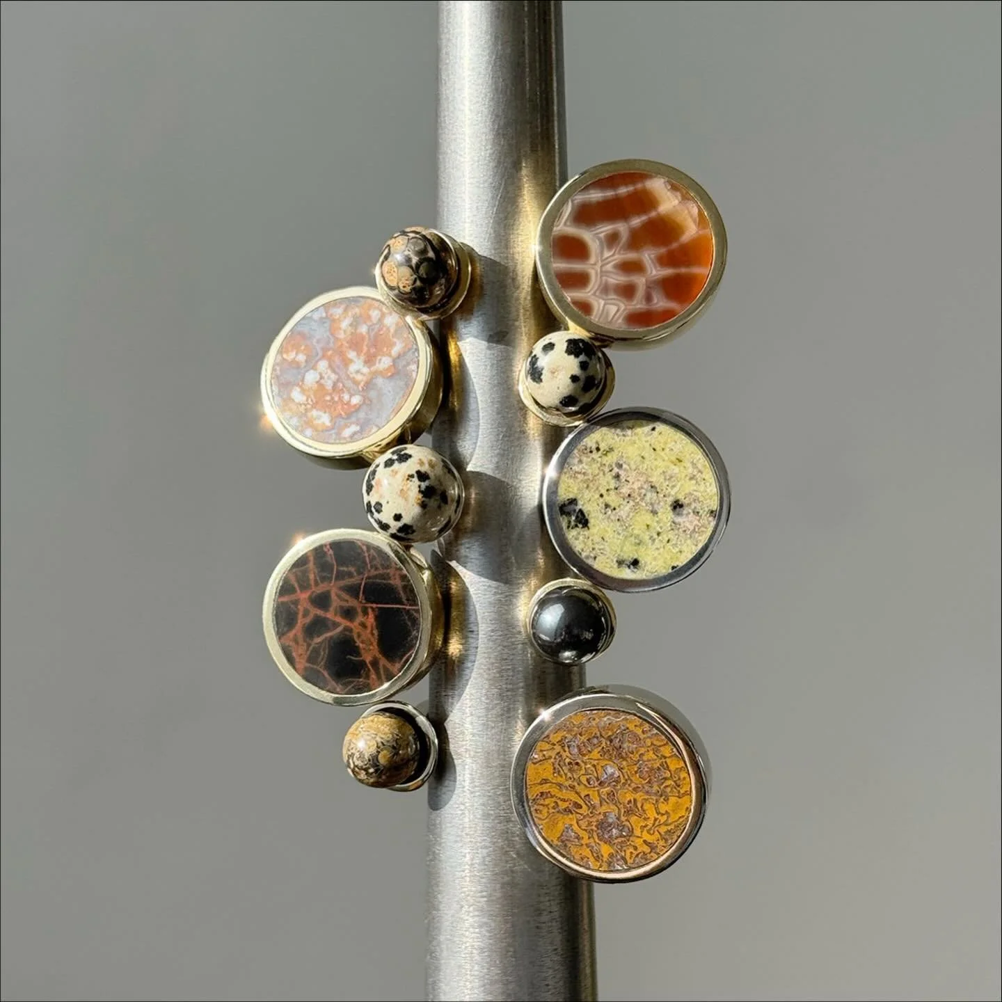 Jaspe Double Rings- new batch of stones