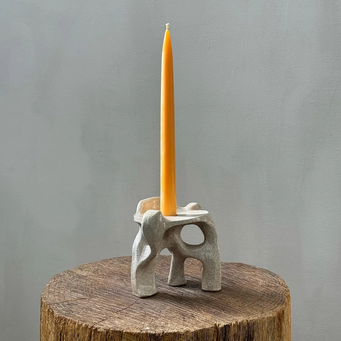 Quarry ceramic candleholder
