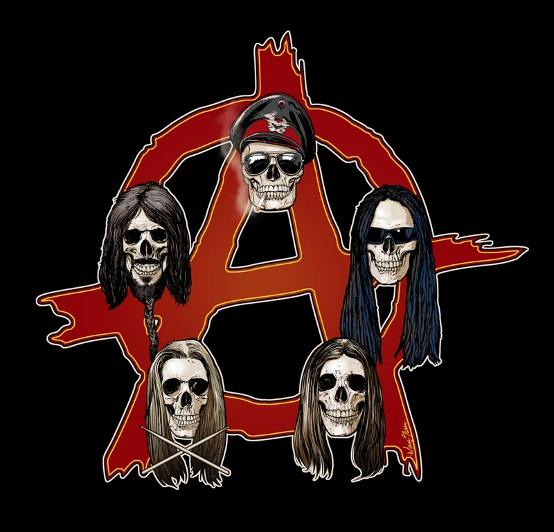 Artwork created for merchandise and t-shirts.