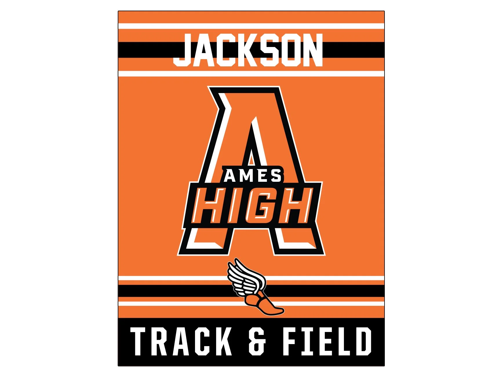 AHS Track & Field Yard Sign