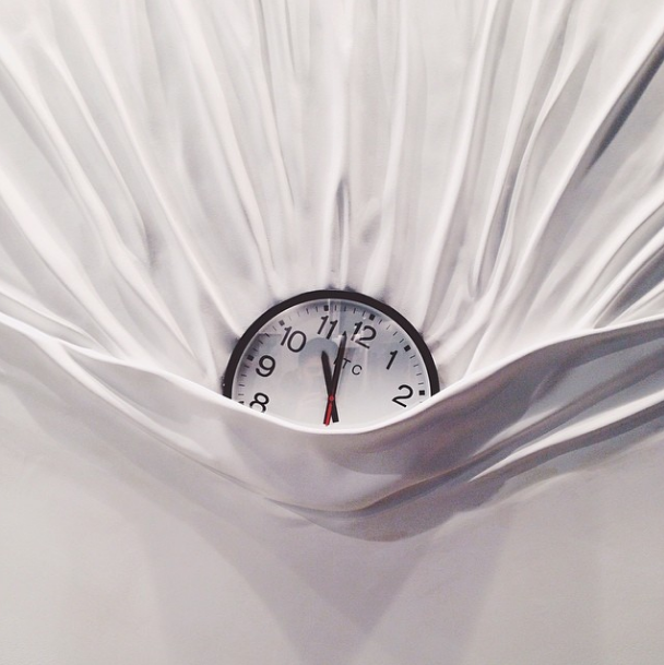 "Falling Clock" by Daniel Arsham