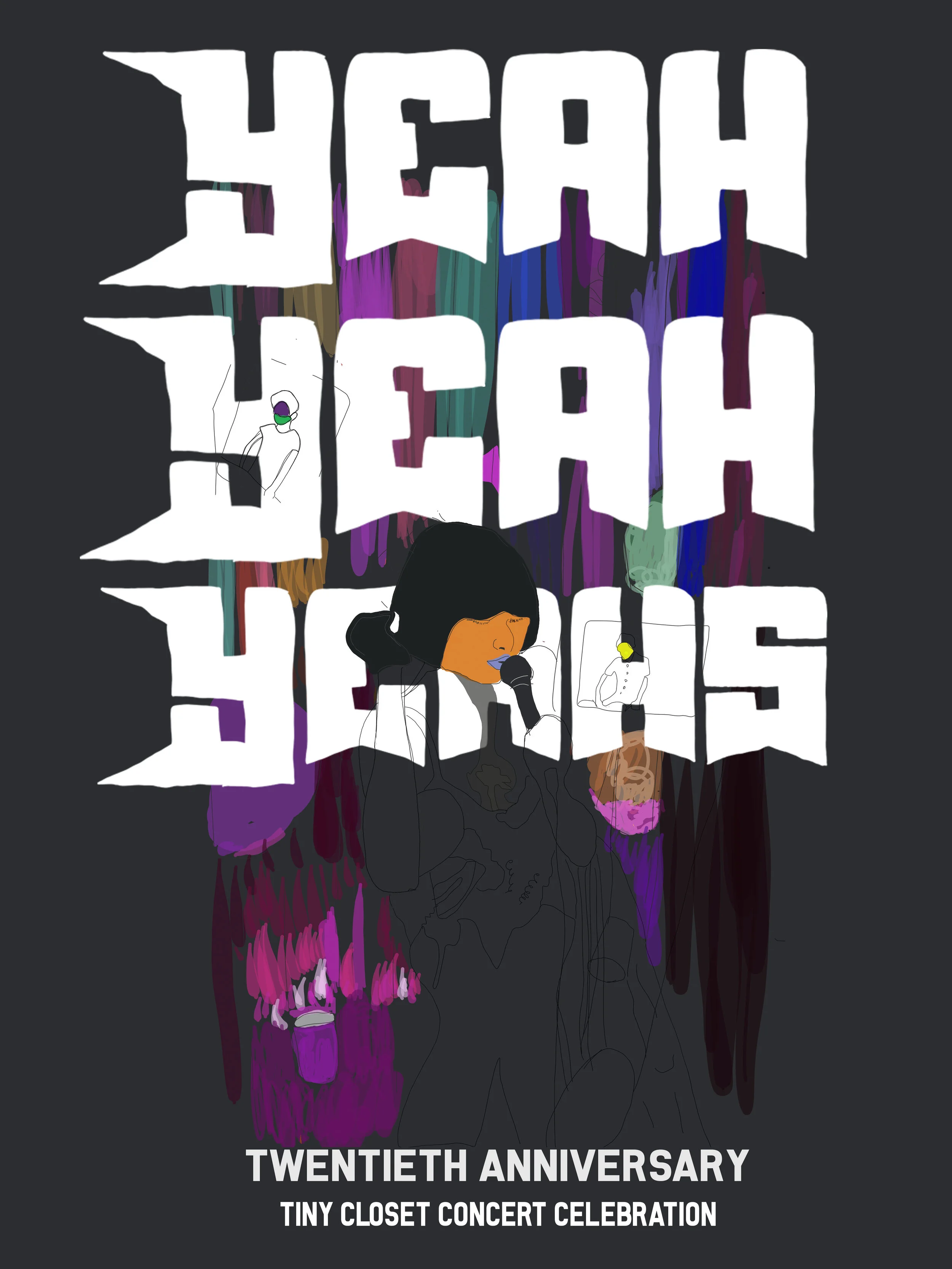 Poster: Yeah Yeah Yeahs Twentieth Anniversary Concert