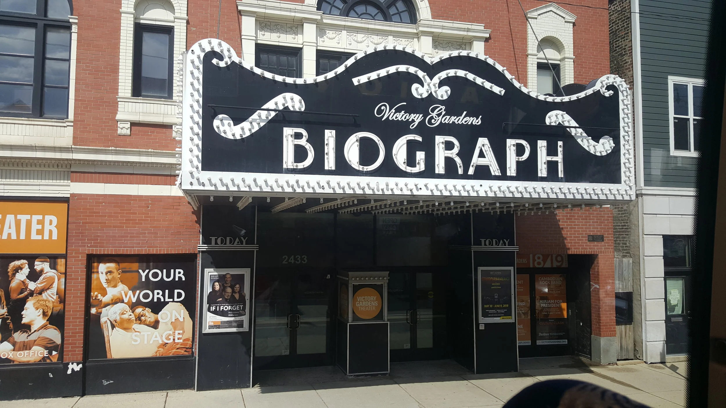 John Dillinger was gunned down by police just steps away from the Biograph Theatre. 