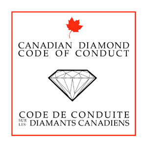 Résultat de recherche d'images pour "logo du code de conduite sur les diamants canadiens"