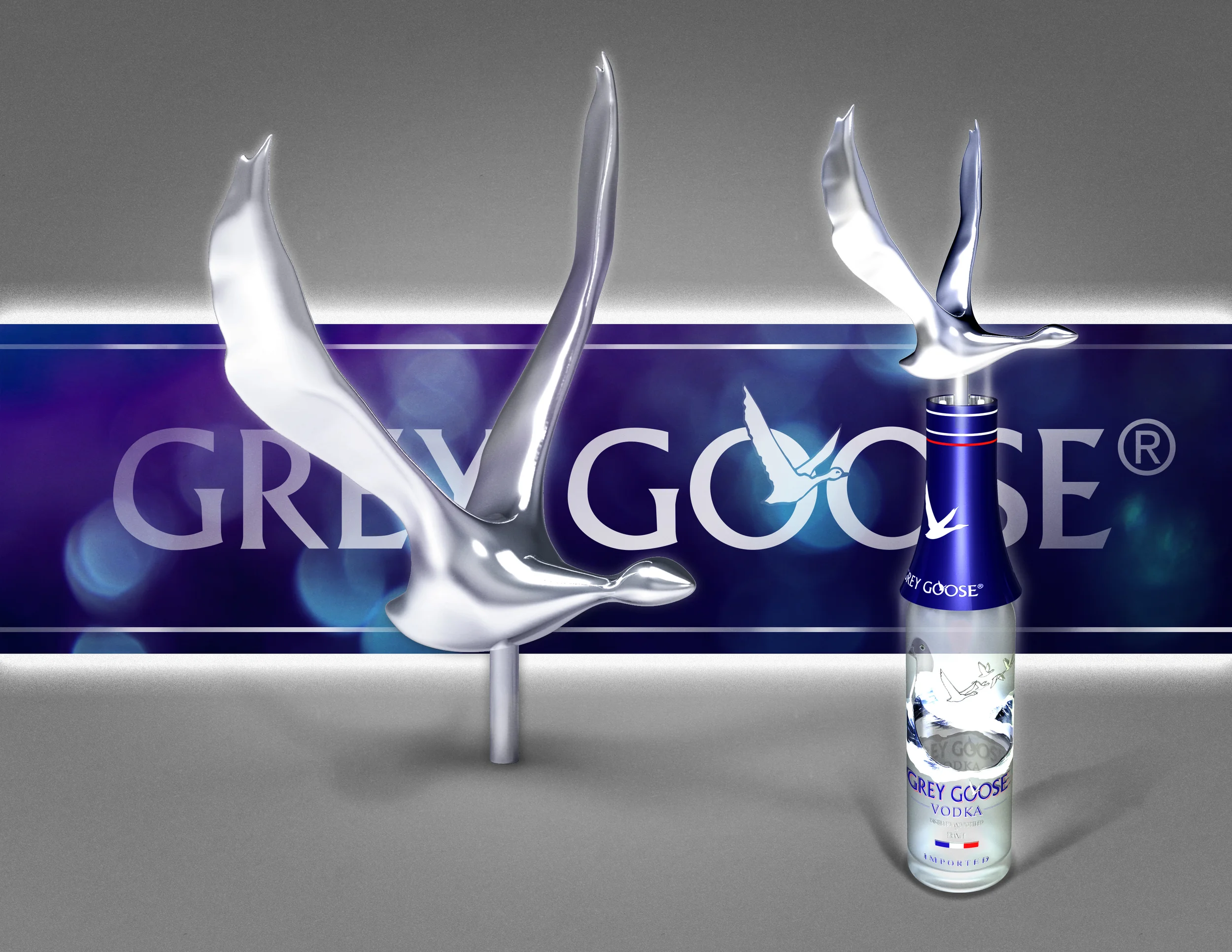 Static Renderings of Grey Goose Glorifier