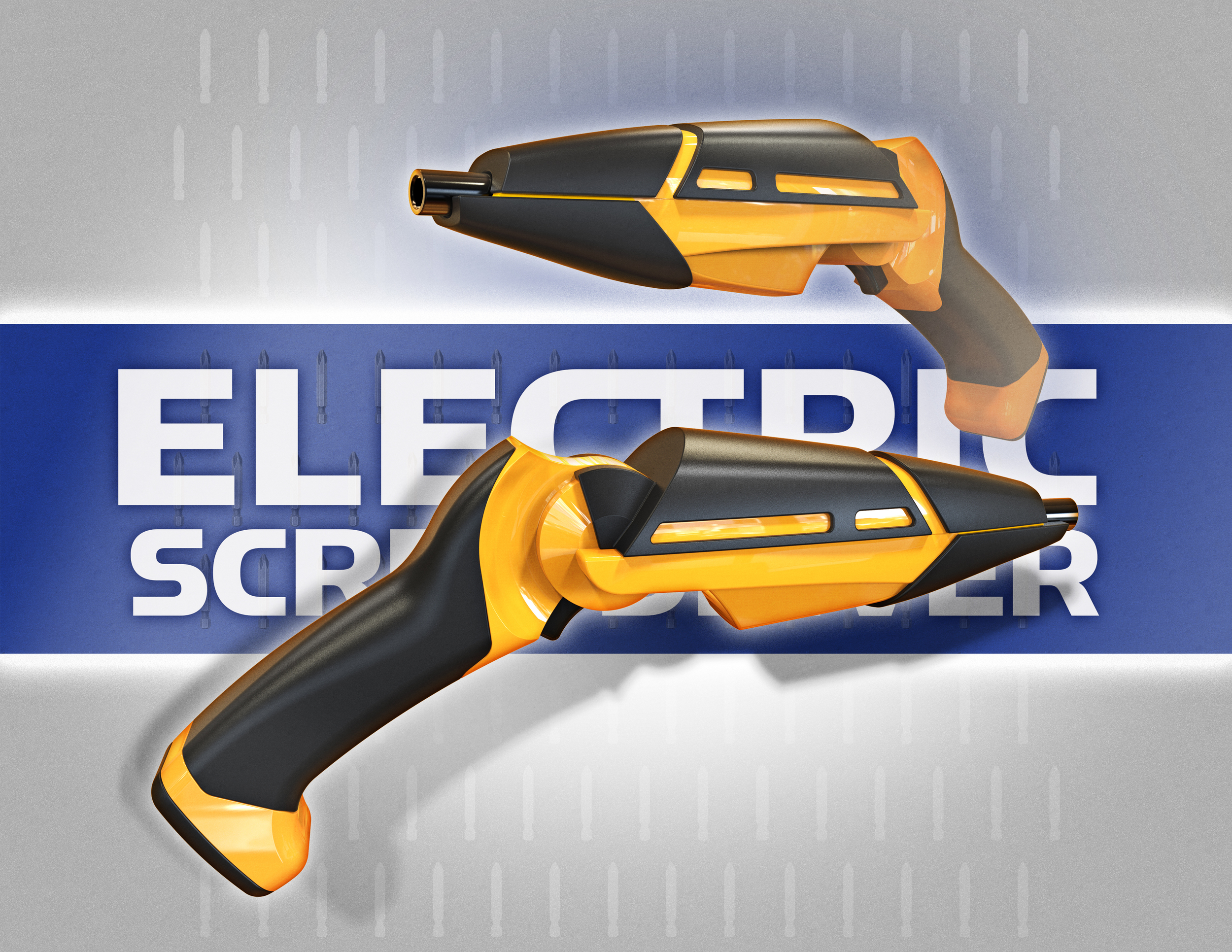 Static Renderings of Electric Screwdriver