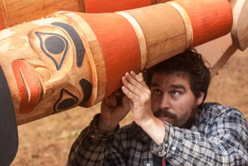 Haida master carver Jaalen Edenshaw