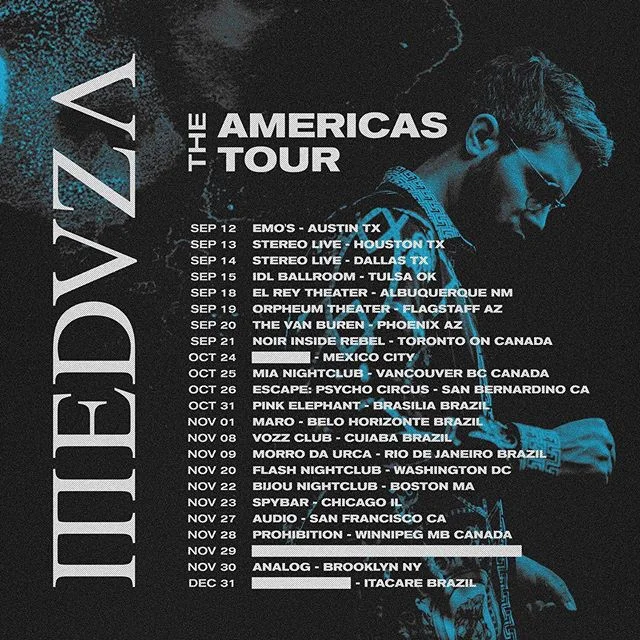 First Americas Tour for @meduzamusic 🔥 🔜🇺🇸🇨🇦🇧🇷🇲🇽🔥