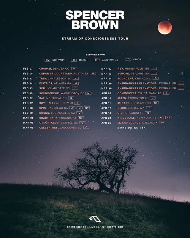 Go see @spencerbrownofficial on his Stream of Consciousness Tour!

spencerbrown.live for tickets 💫