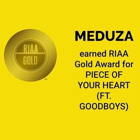 Gold in the 🇺🇸!!! Congratulations to @meduzamusic for continuing their world takeover 👾🔥