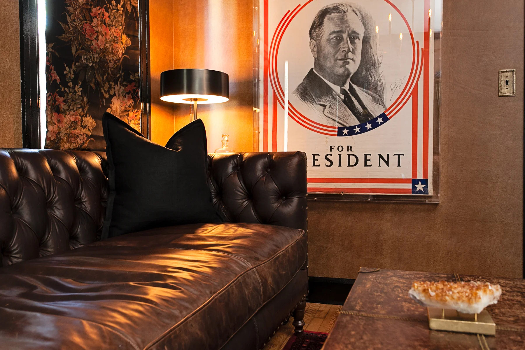 LISA GILMORE DESIGN | LEATHER SOFA