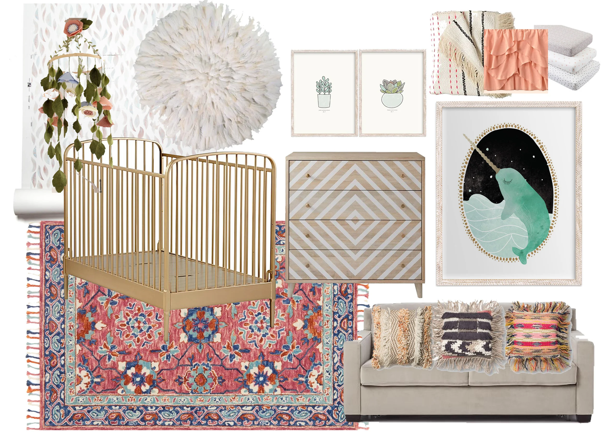Option 1- Whimsical Bohemian Vibes