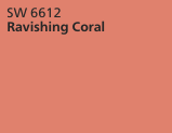 Sherwin Williams Ravishing Coral