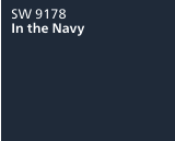 Sherwin Williams- In the Navy