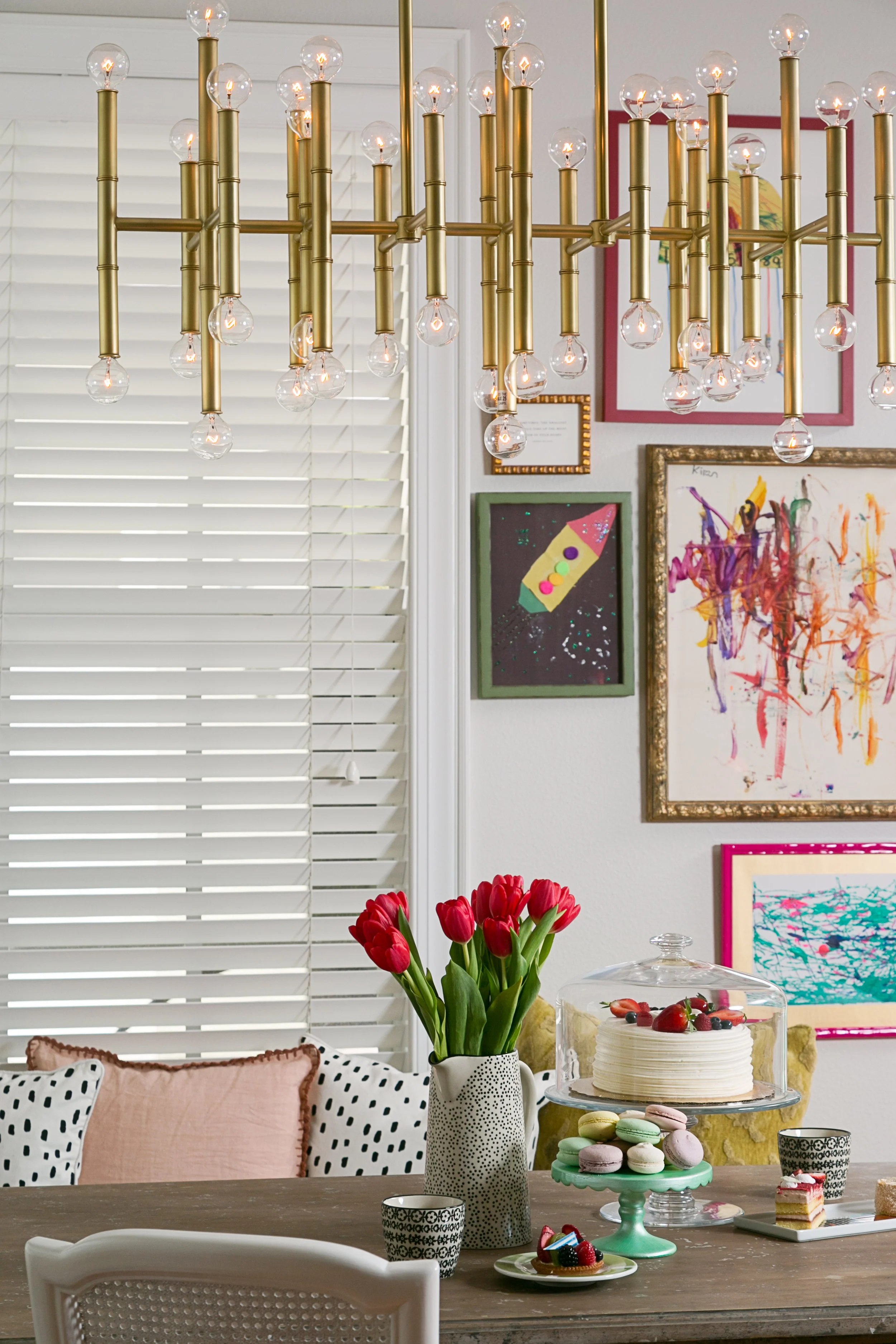 DESIGN PROJECT:: MODERN BOHEMIAN COLORFUL FAMILY LIVING 