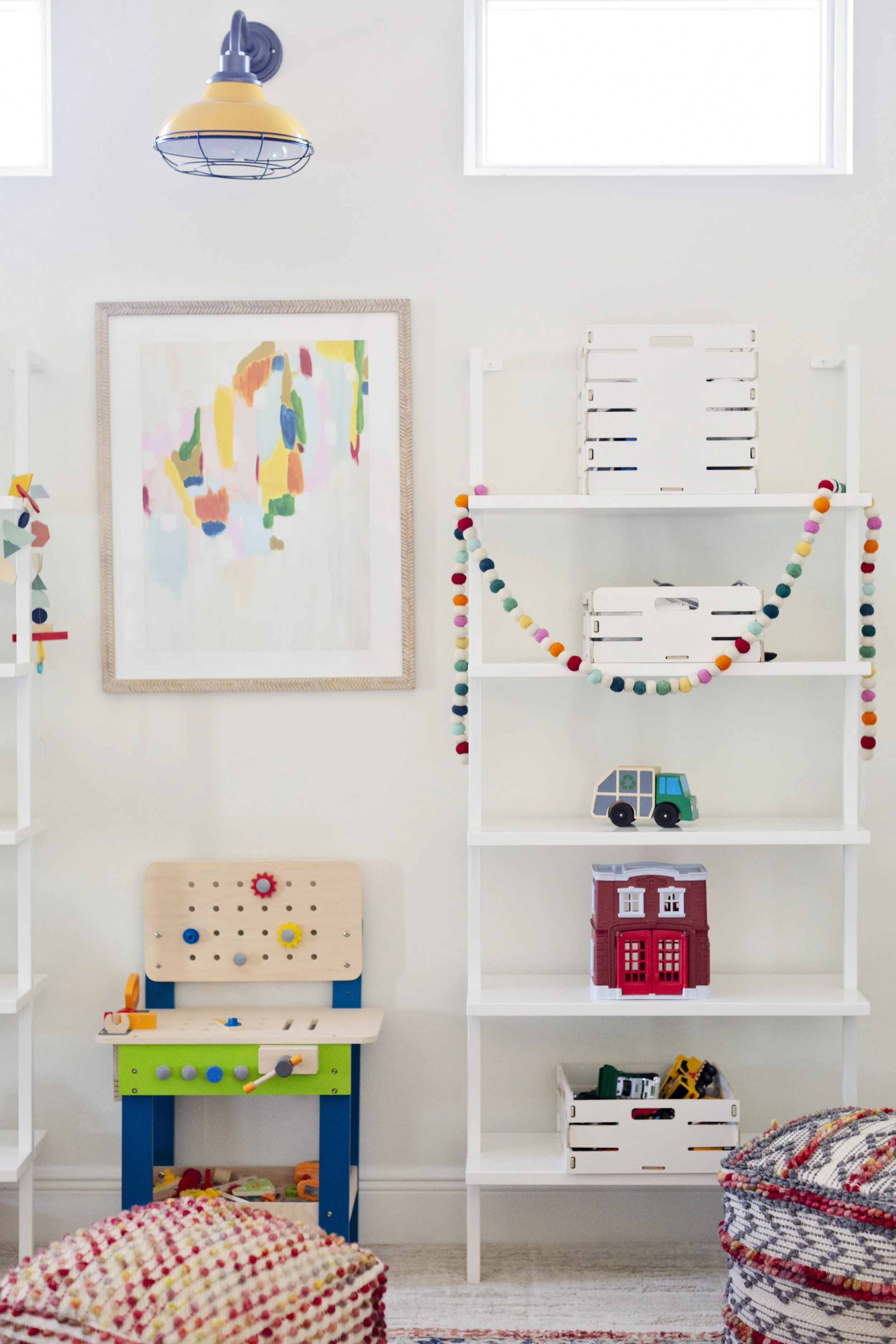 colorful kids playroom