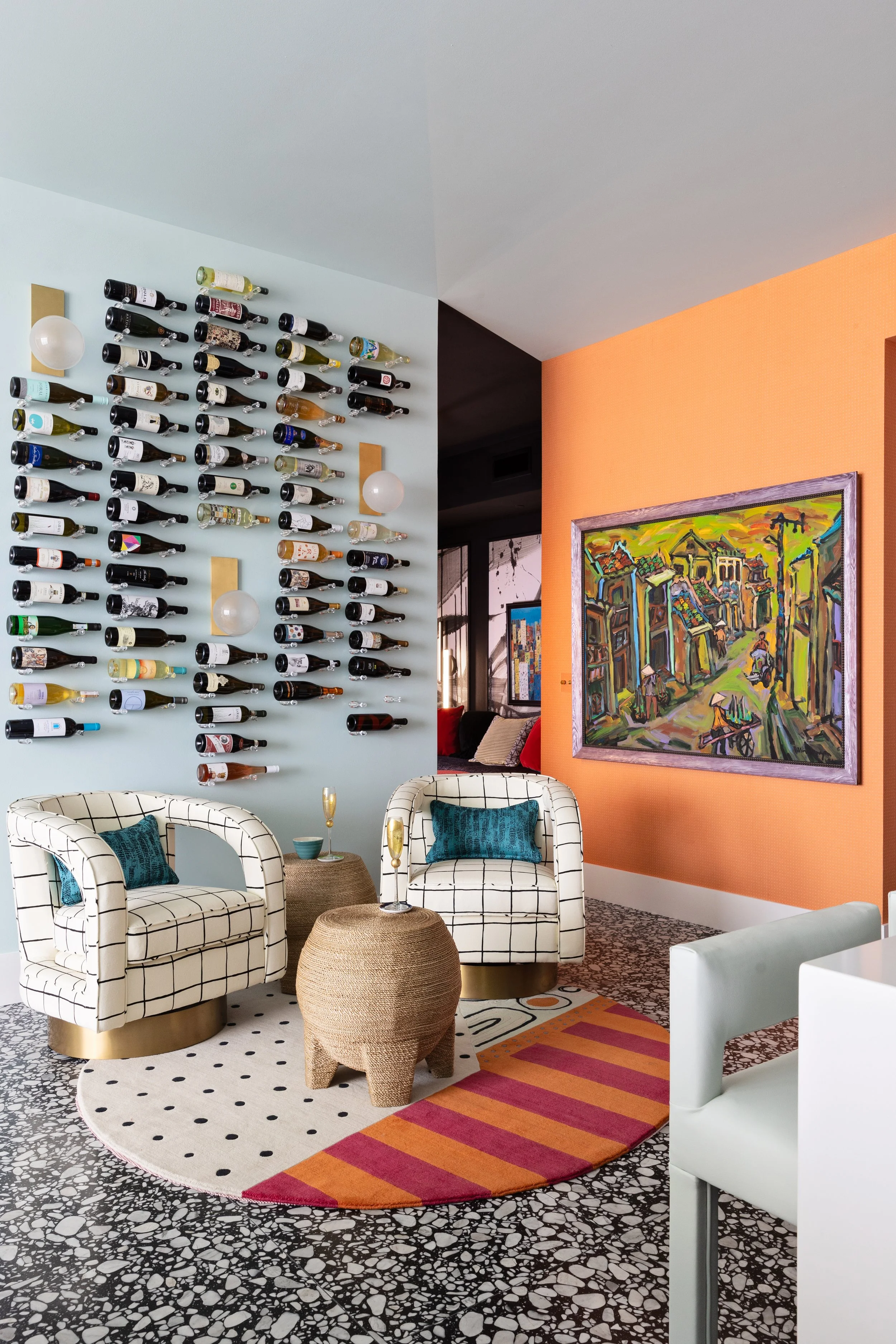 Wine Walls Turn Collections into Art