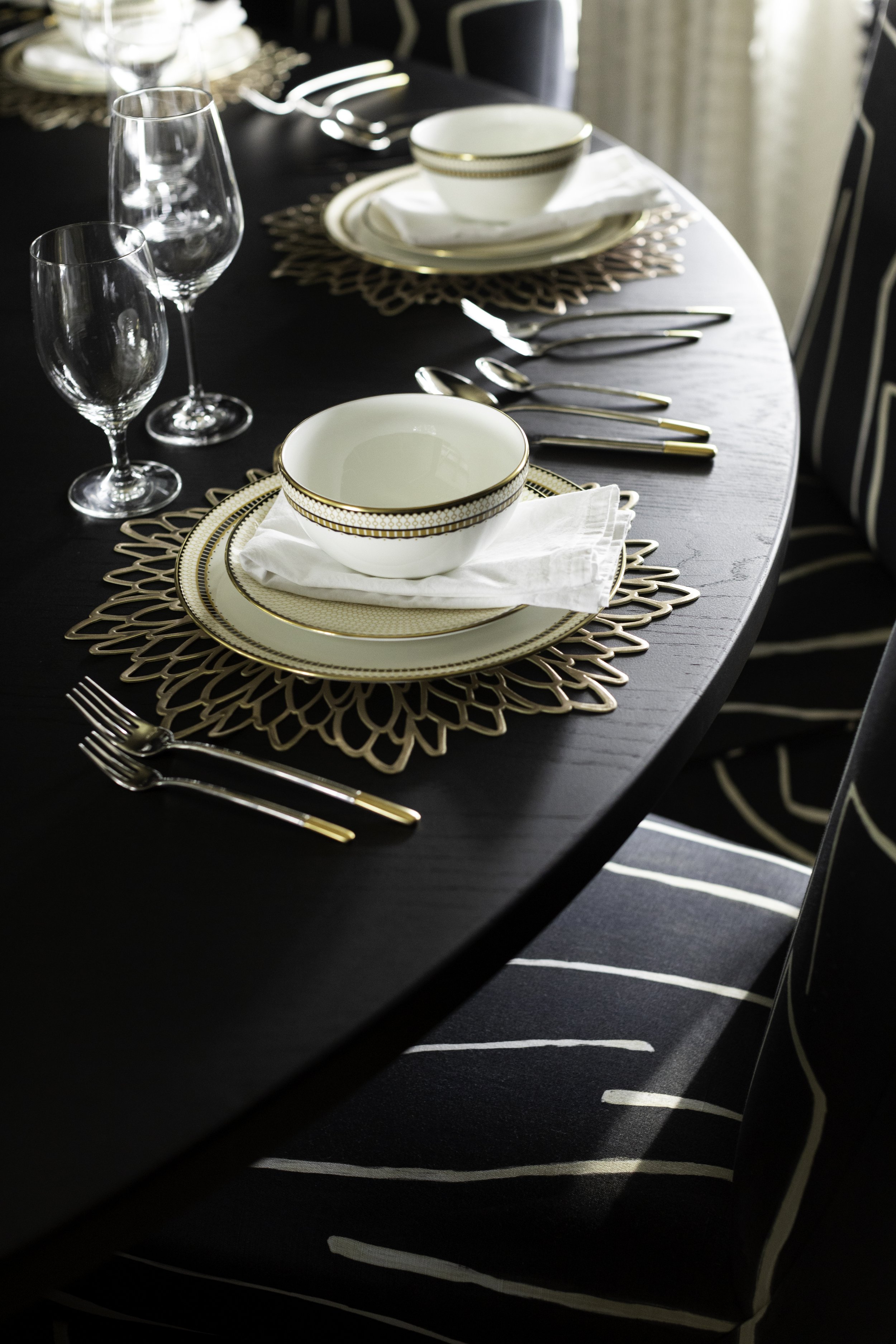 Luxury Dining Room Details - Lisa Gilmore Design