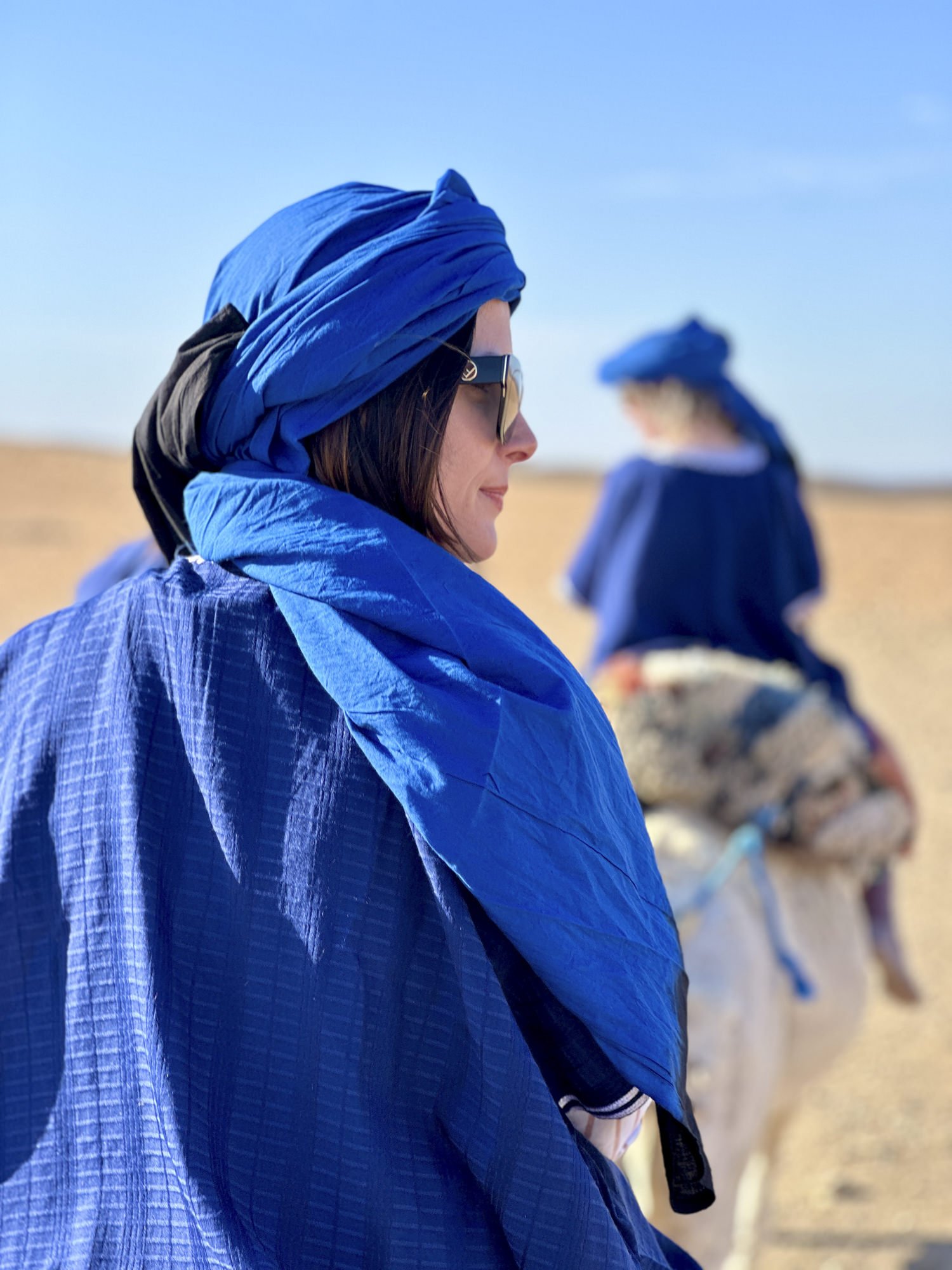 Lisa Gilmore in Moroccan Desert