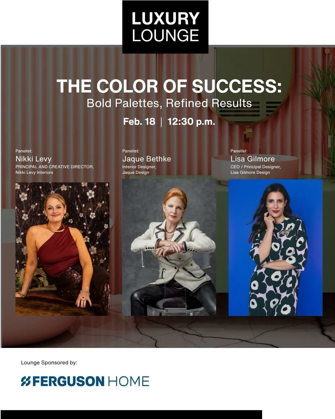 Meet me at KBIS 🎫 

I&rsquo;m very excited to be speaking alongside design and industry experts in Orlando in just two weeks! 

✨Tuesday, February 17th | 2:30 - 3:30 PM
Podcast Studio West Hall Lobby, WL225

&ldquo;Designing for Authenticity: How to