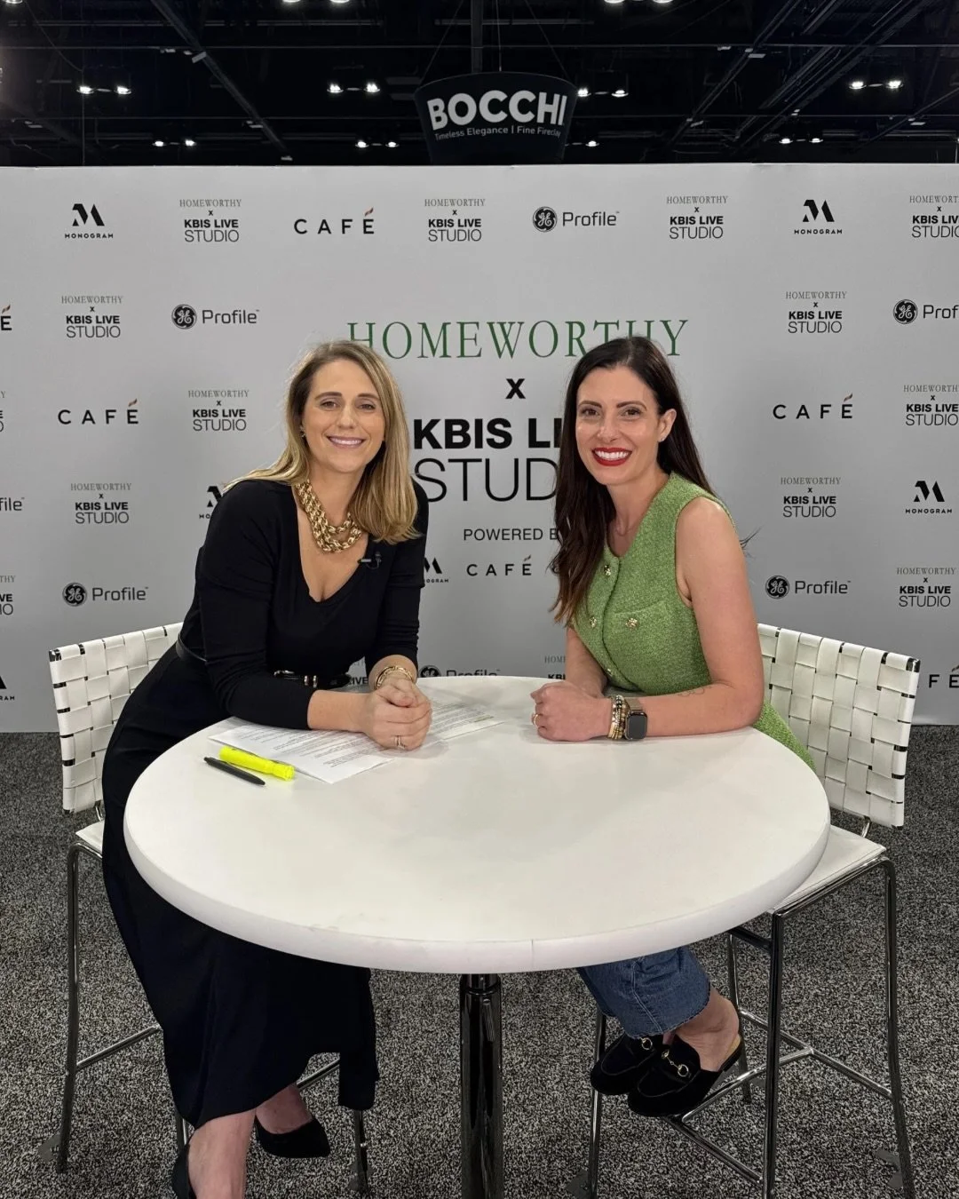 3 Days of @kbis_official Inspiration &amp; Conversations 

It was so much fun to speak alongside industry experts; Nicole Roe of @rnicksoninteriors at KBIS Podcast Studio, with @jaquebethkedesign, @nikkilevyinteriors, and moderator @chandlerpibl of @