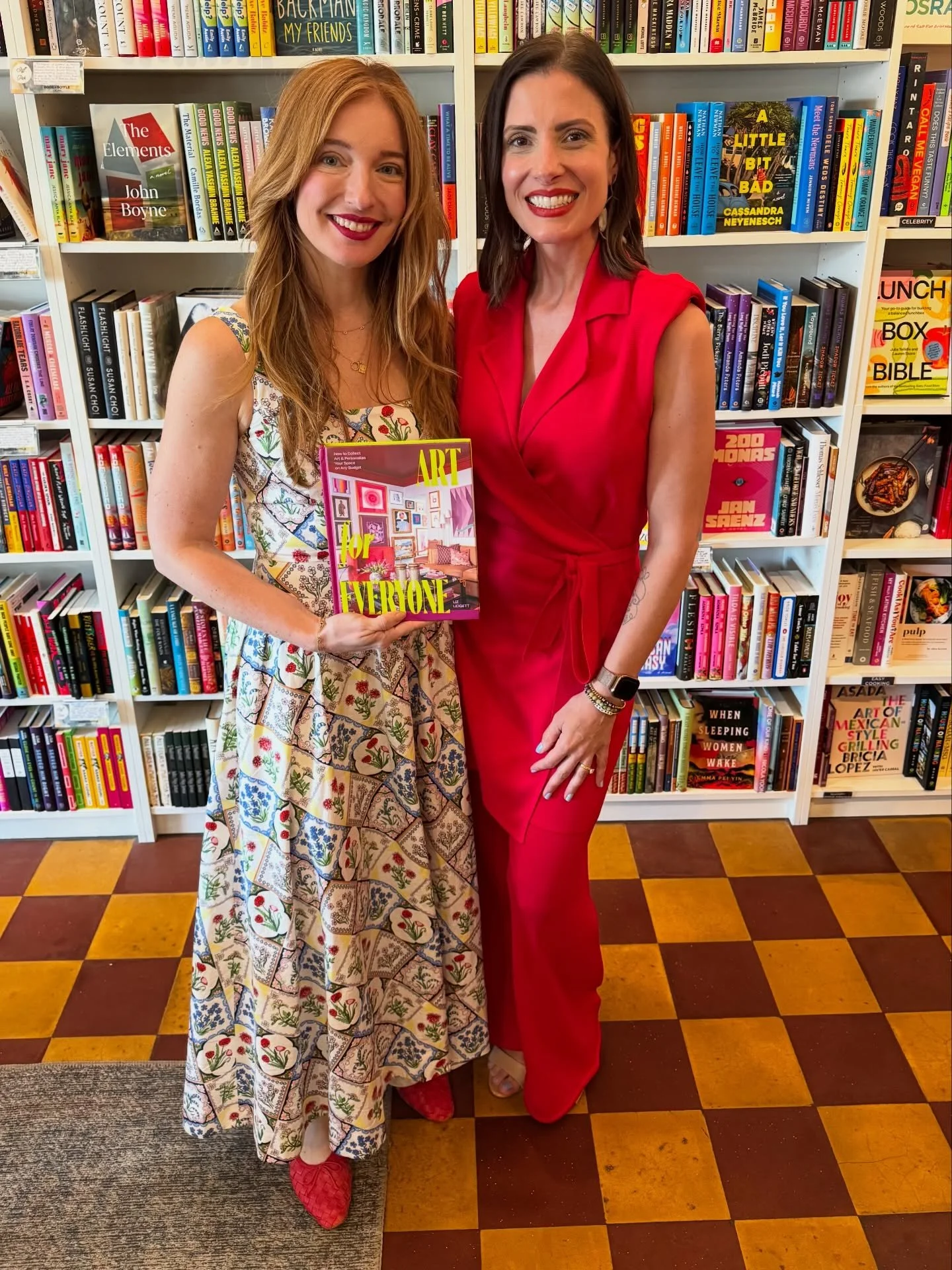 Still bubbling with joy from last night&rsquo;s Author Happy Hour @book_and_bottle 🤍

What a dream to host an evening celebrating our friend @lizlidgett and her beautiful new book, Art For Everyone. It was such an honor to see our work here in St. P