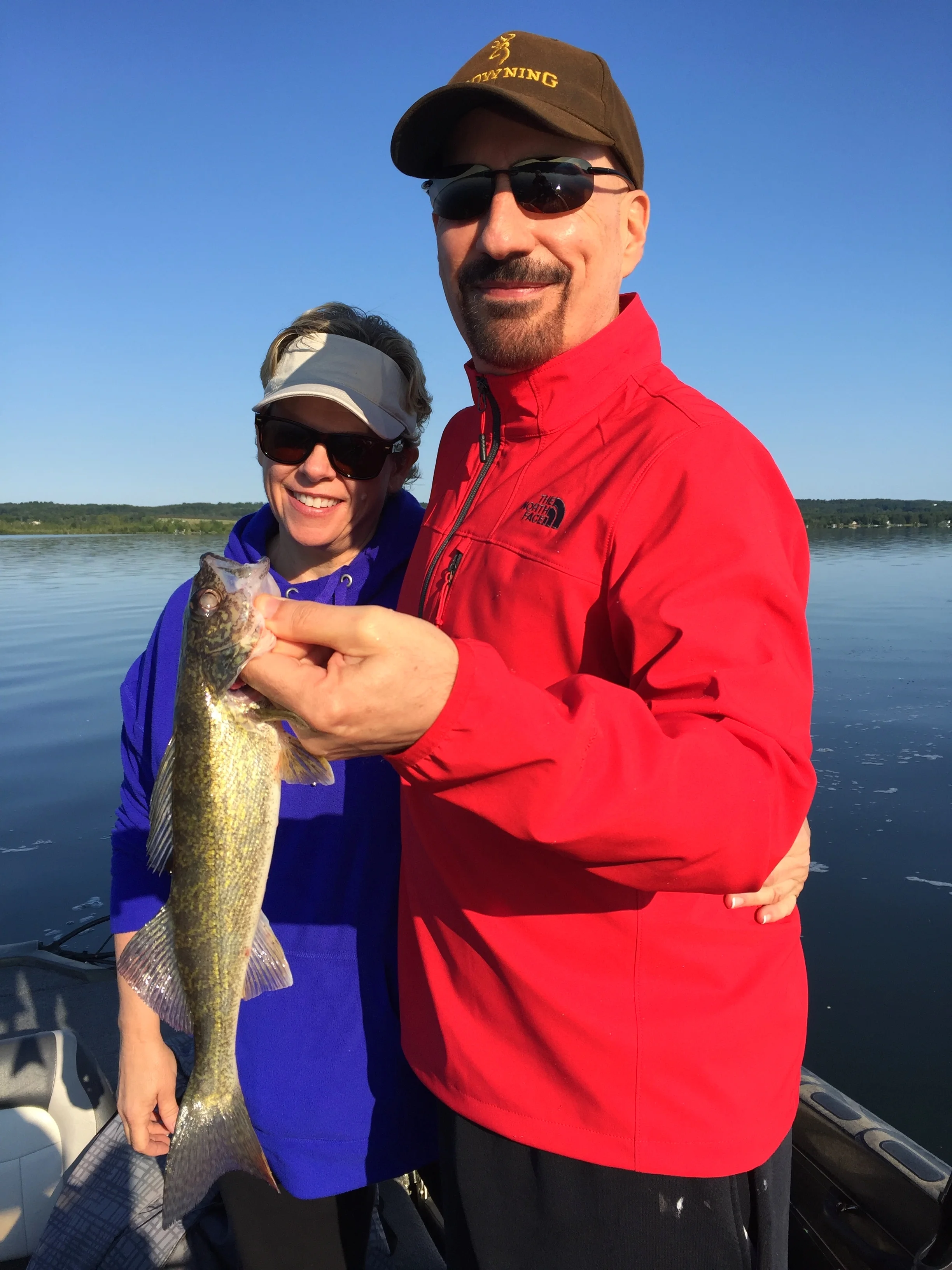 Tough Conditions on Leelanau - Still Catching Walleye