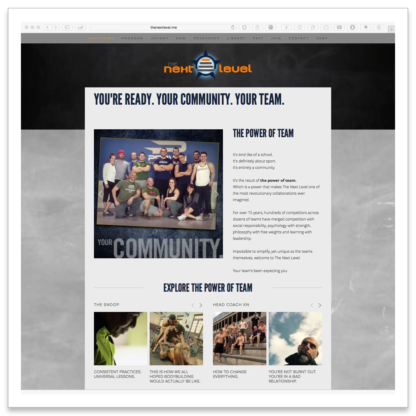 Coaching Community Website