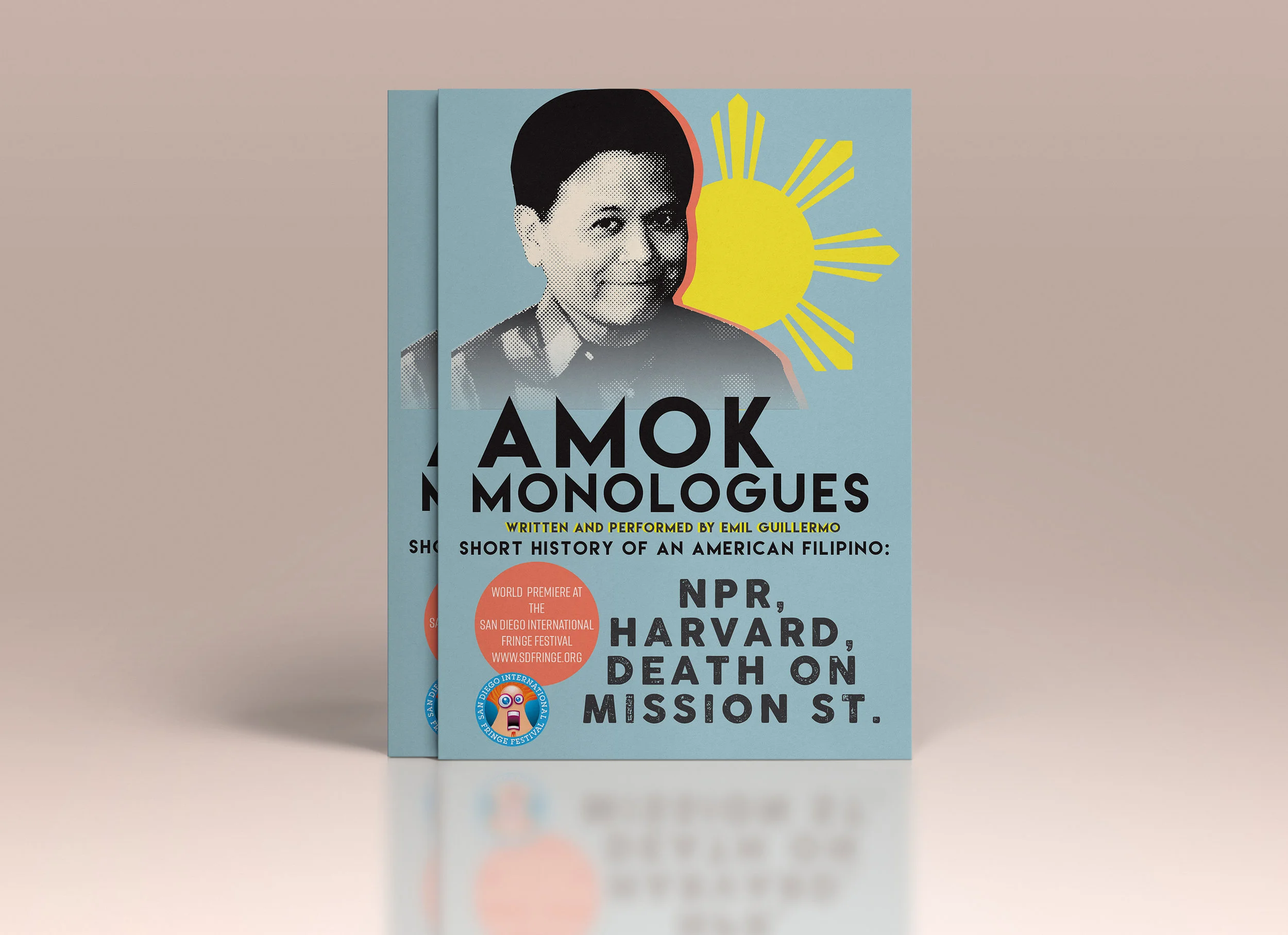  Handbill for  "Amok Monologues"  at the San Diego Fringe Festival. (2017) 