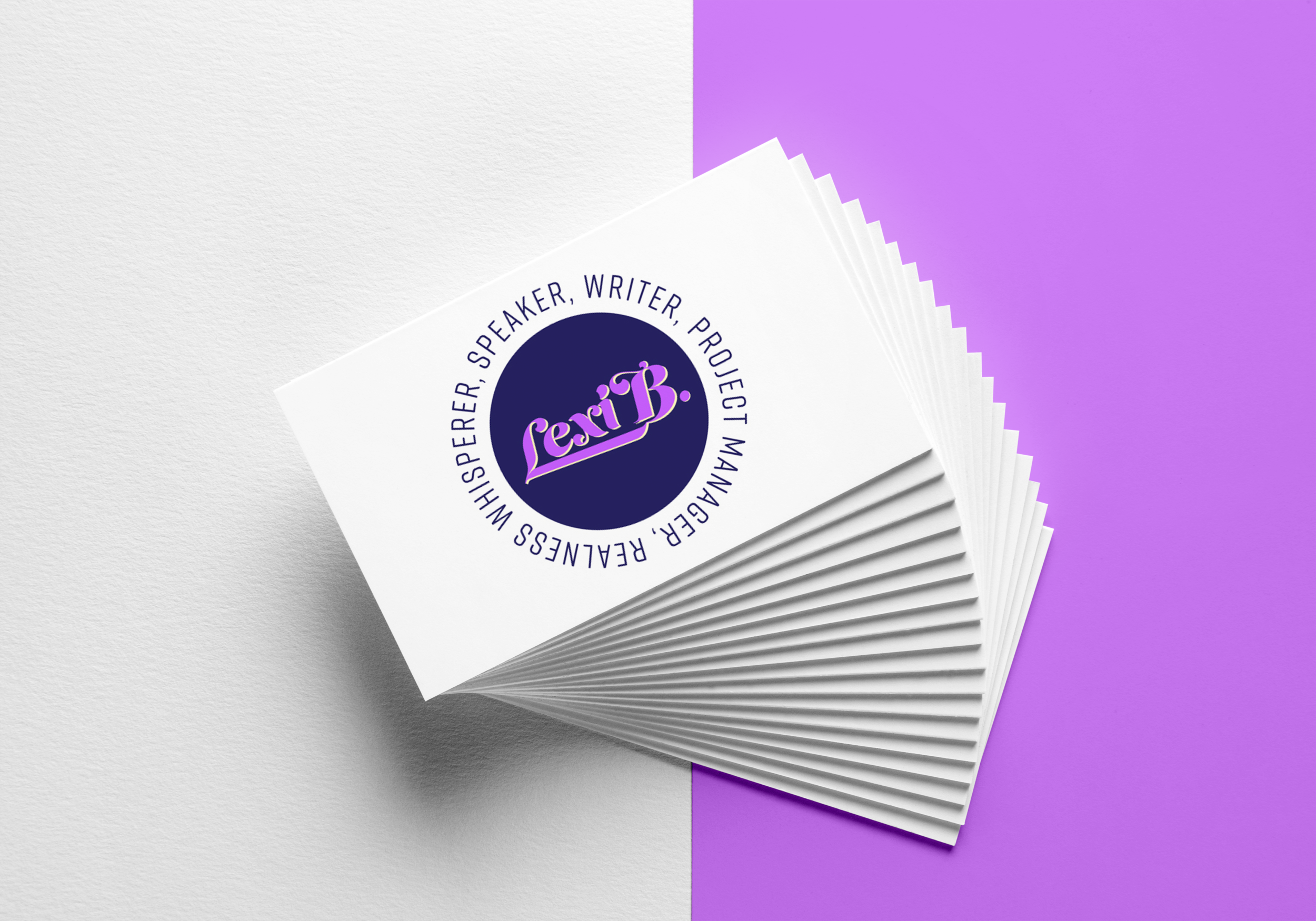  Business card and resume redesign for speaker  Lexi Butler . (2016) 