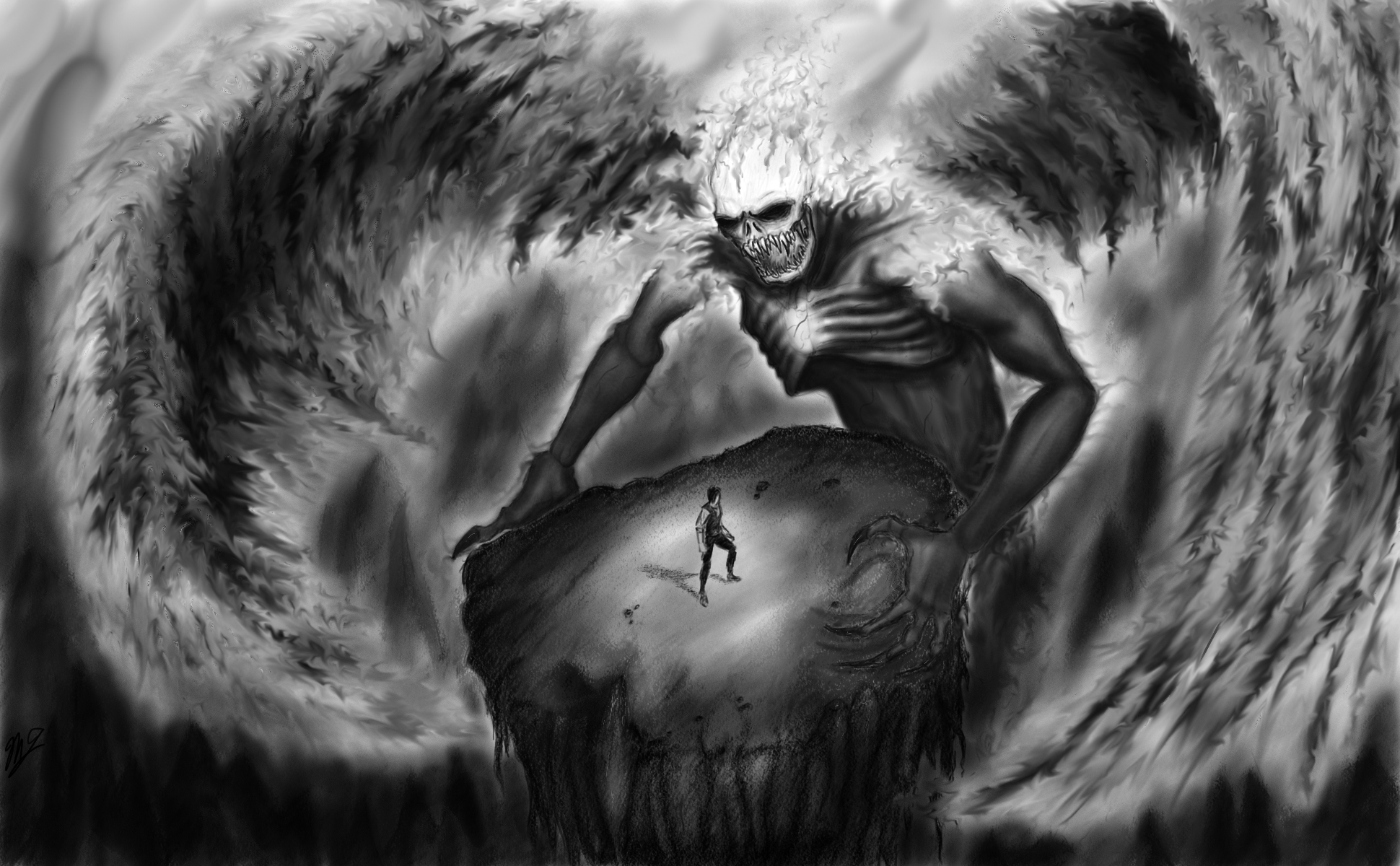 "Facing Fear" courtesy of MattyTuck @ Deviant Art - http://mattytuck.deviantart.com/art/Facing-Fear-185505771
