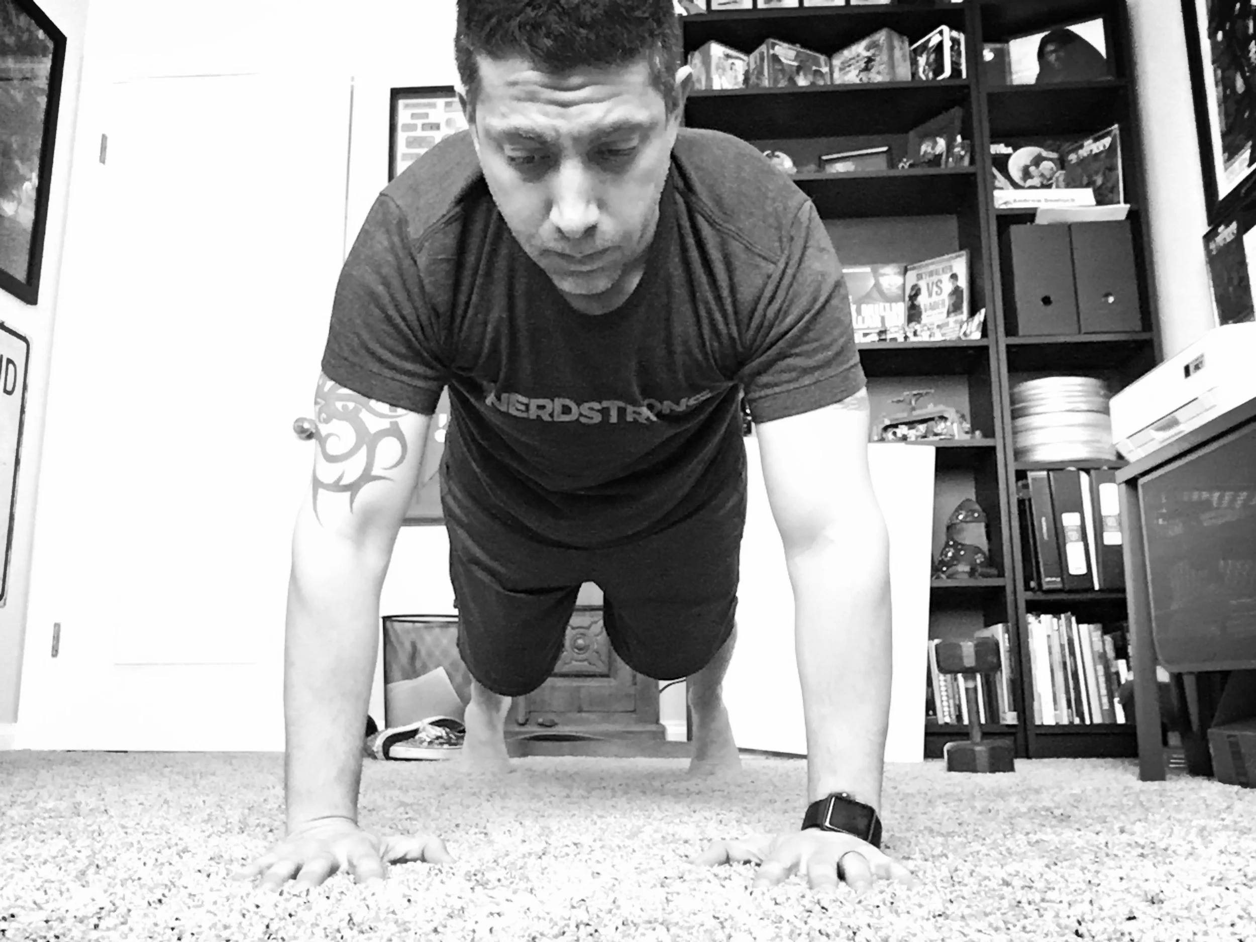 Plank position should be solid.