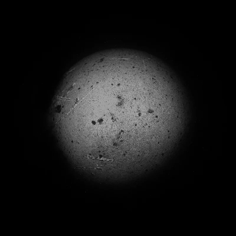  dark, dirt, 2000, gelatin silver print, 25x25 inch 