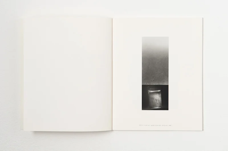   Thoughts on Intangible , 1999, 34 pages, 20 x 24 cm, Limited edition 